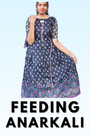 Women’s day Anarkali Feeding Tops