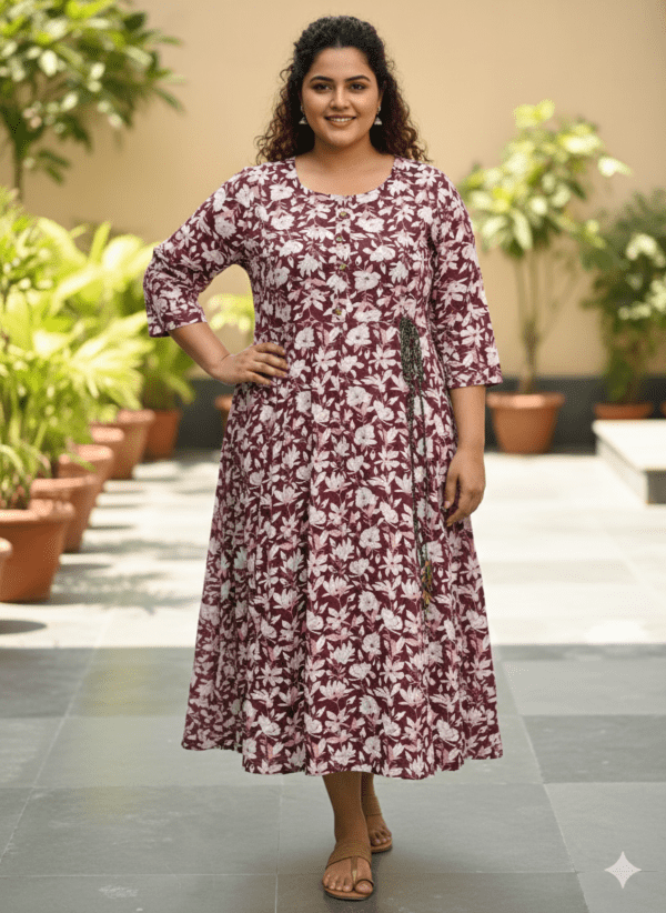 Big Size Anarkali Trending Kurtis OTF-45(Design and color shade Random)