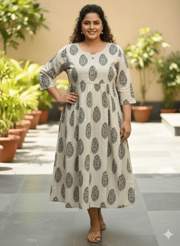 Big Size Anarkali Trending Kurtis OTF-45(Design and color shade Random)