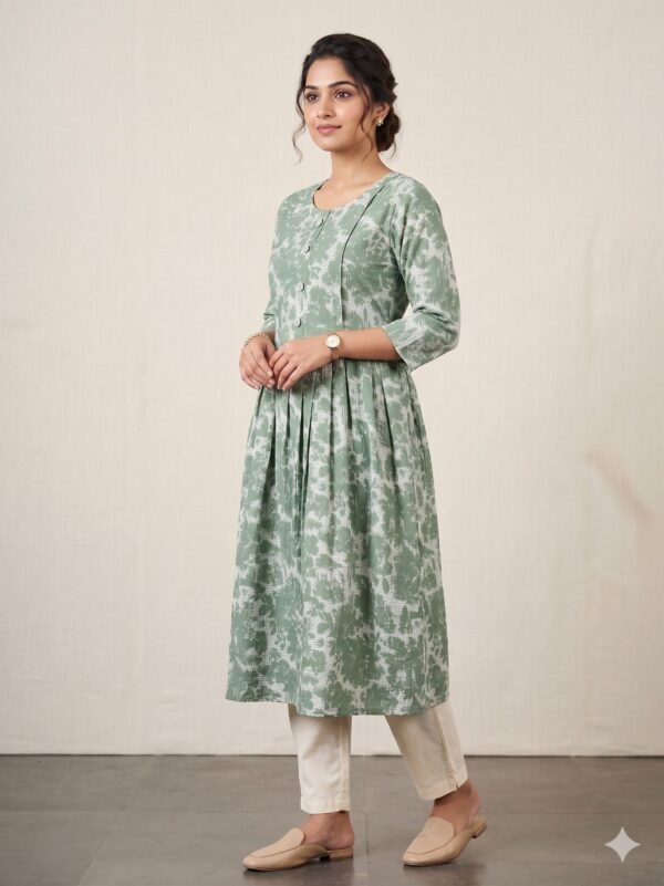 Branded Floral Print  Popcorn Feeding Kurtis OTF - 13716JG1