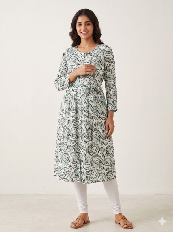 Branded Floral Print  Popcorn Feeding Kurtis OTF - 13716JG1