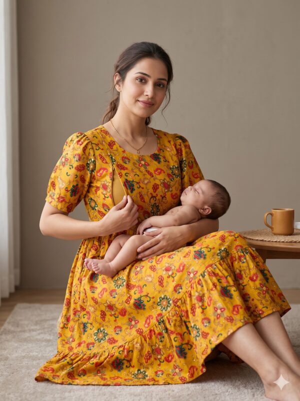 Branded Floral Print Feeding Kurtis OTF - 12345