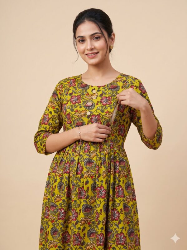 Branded Floral Print Feeding Kurtis OTF - 12345