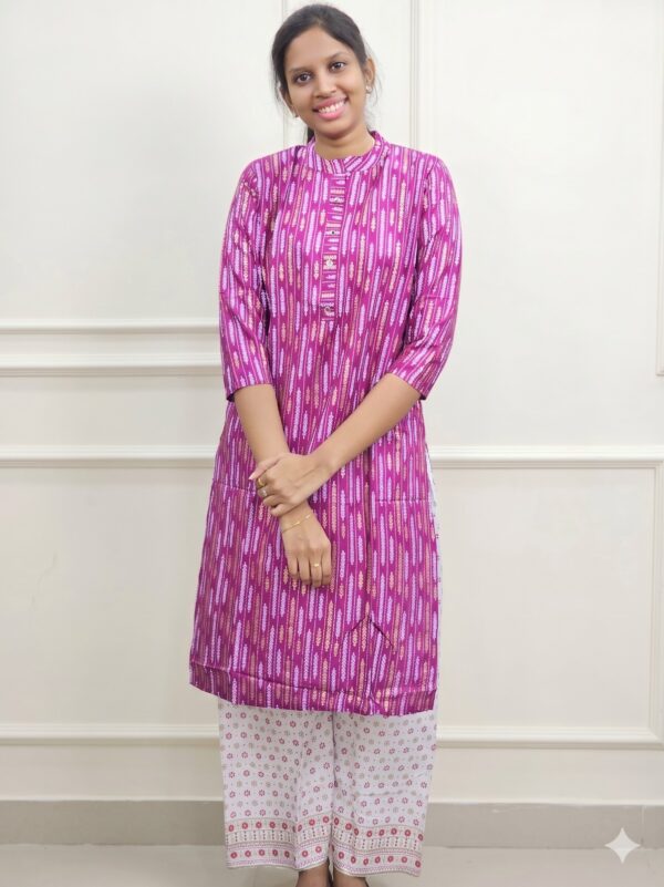 Rayon Printed Palazzo Set OTF