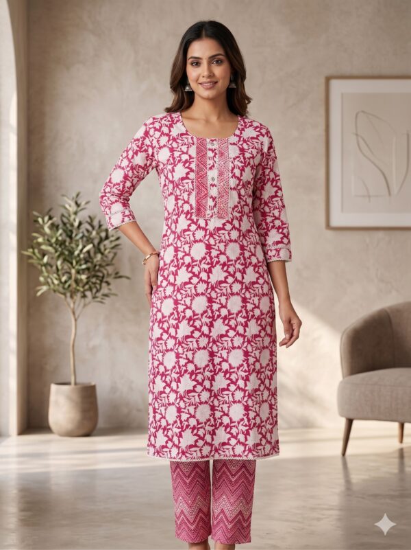 Offer Cotton Two Piece Set OTF - PA9138