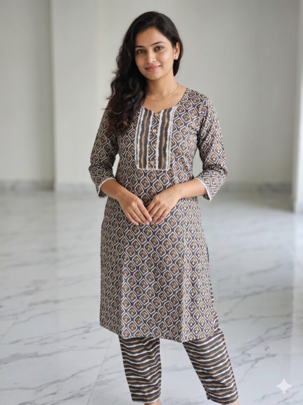 Offer Cotton Two Piece Set OTF - PA9138