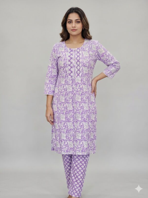 Offer Cotton Two Piece Set OTF - PA9138