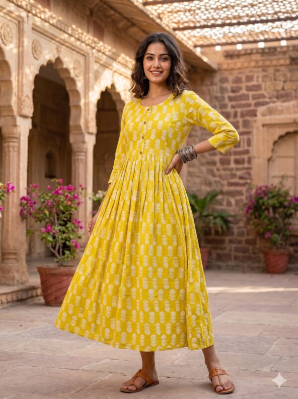 Cotton Floral Print Feeding Kurtis OTF -PA9126