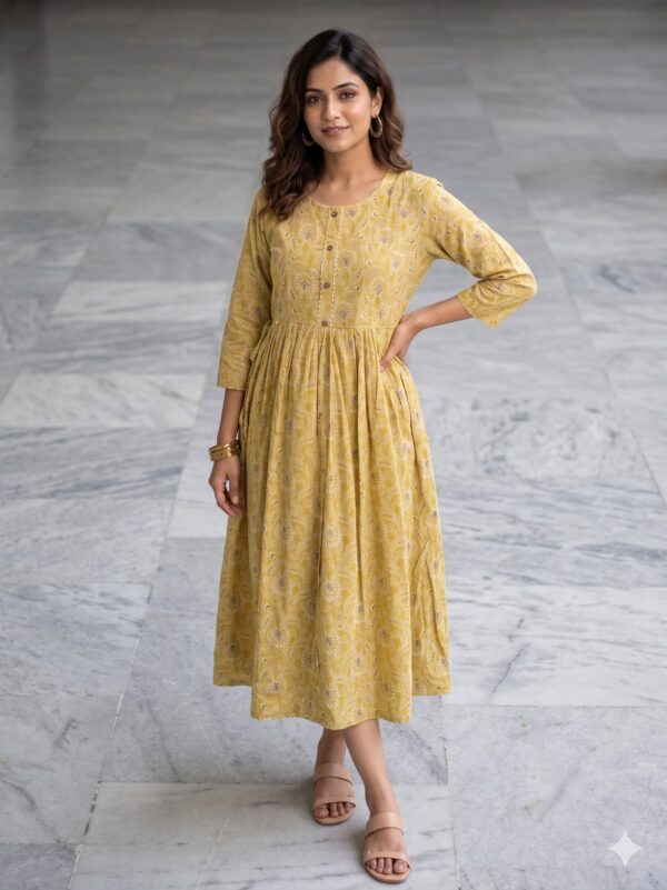 Cotton Floral Print Feeding Kurtis OTF -PA9126