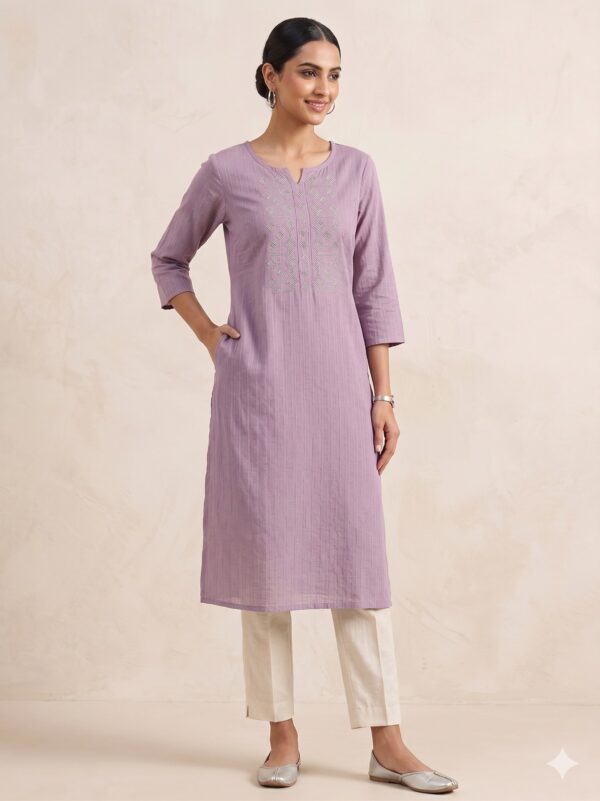 Popcorn Side Open Kurtis  OTF - PA9280
