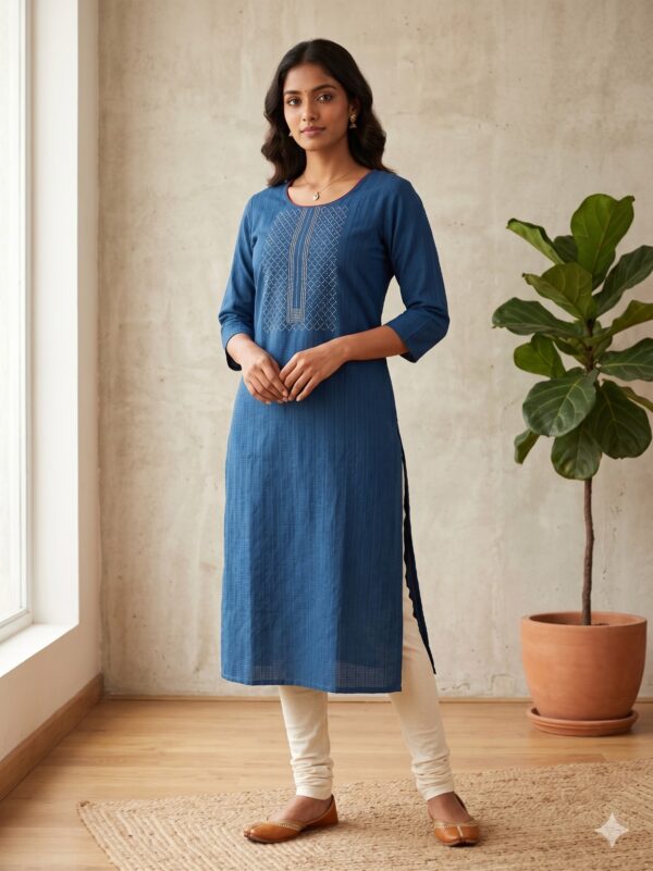 Popcorn Side Open Kurtis  OTF - PA9280