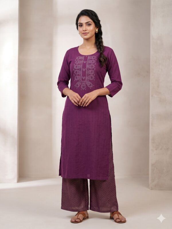 Popcorn Side Open Kurtis  OTF - PA9280
