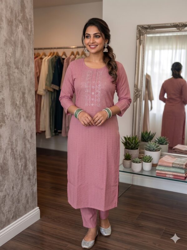 Popcorn Side Open Kurtis  OTF - PA9280