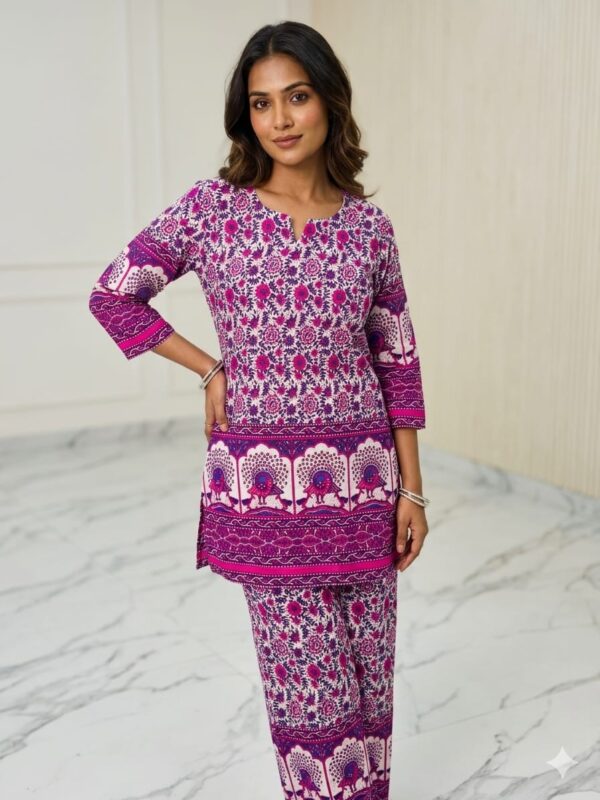 Cotton Printed Coord Set OTF - PA9461