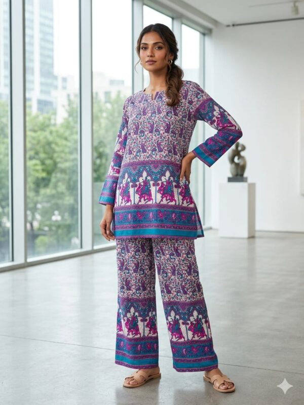 Cotton Printed Coord Set OTF - PA9461