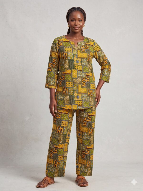 Cotton Printed Coord Set OTF - PA9461
