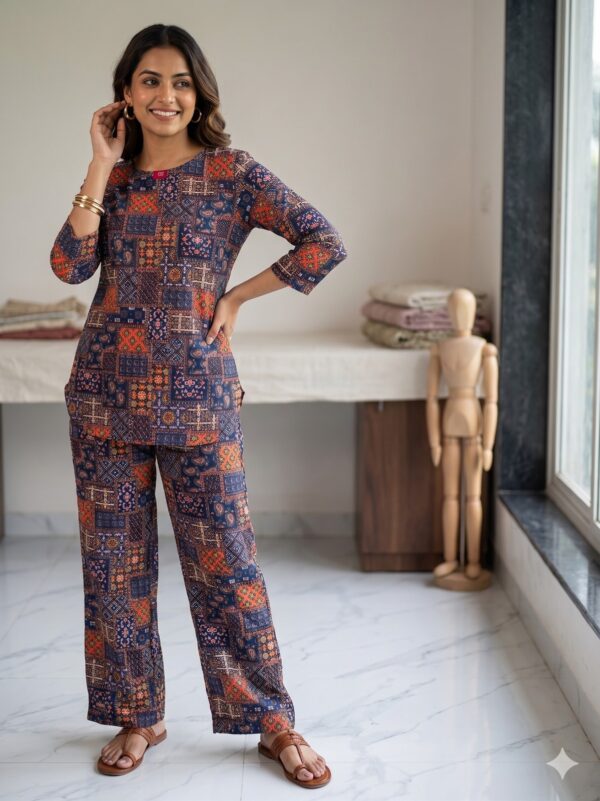 Imported Printed Coord Set OTF - PA9562