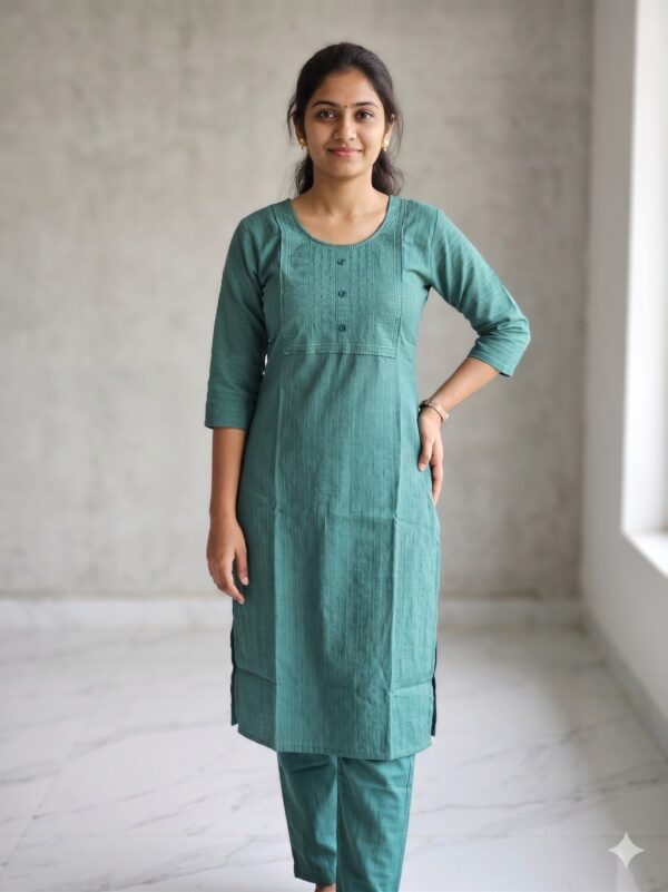 Popcorn Side Open Kurtis  OTF - PA9565